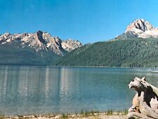 Big Redfish Lake, ID, Idaho. Features Majestic Sawtooth Peaks Postcard picture