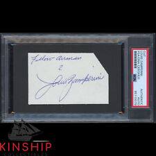 Louis Zamperini signed Cut PSA DNA Slabbed WW2 Olympic Auto Inscribed Rare C2423 picture