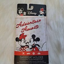 Disney Mickey & Minnie Mouse Passport Holder Travel Accessories New picture