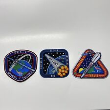 Lot Of 3 Patches Spacex Falcon 9 SLC-40 ABS Eutelsat SES-9 Thales Falcon F-9 picture