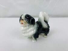 Vintage Miniature Bone China Pekingese Dog Figurine 1.75” Dollhouse Puppy picture
