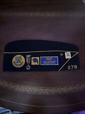 Vintage 1970’s American Legion Garrison Side Hat FL W/  Pins And Patches picture