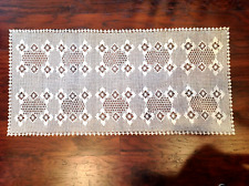 Table Runner Dresser Scarf - Vintage Hand Crocheted picture