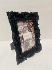 4x6 Vintage Picture Frame Antique Ornate Black Photo Frame for Table Top picture