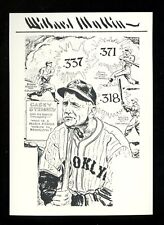 Baseball postcard Artist Signed Willard Mullin Casey Stengel Brooklyn  picture