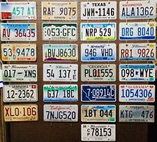 License Plate Lot - 25 plates, Bulk, Mixed States, Craft or Collect  picture