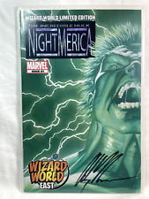 The Incredible Hulk Night America #1 Wizard World East Variant ALEX ROSS SIGNED picture