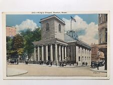 1939 King’s Chapel Boston Massachusetts Postcard picture