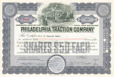 Philadelphia Traction Co. - Stock Certificate - Railroad Stocks picture