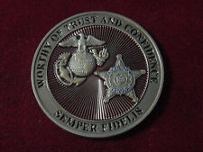 US Secret Service Challenge Coin USMC Marine Corps Ronald Reagan Quote picture