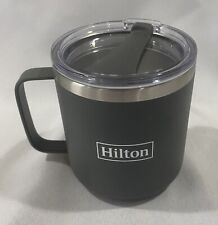 Hilton Hotels Fortune 100 Best Companies Gray Insulated Coffee Tea Mug picture