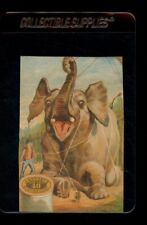 1880's J &P Coats Spool Thread Elephant Tied Down Trade Card picture