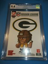 NFL Rush Zone #1 Green Bay Packers Variant CGC 9.4 NM Beauty Wow picture