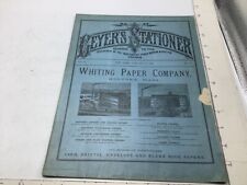 orig GEYER'S STATIONER jan 15, 1880 #67; 28pgs+covers - PENS AND MORE picture