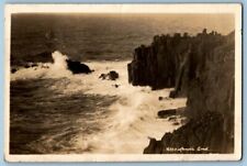 RPPC Postcard~ Lands End~ Cornwall, England picture
