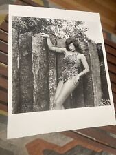 RARE Bettie Page in Leotard Pinup Icon Original '54 Photo Bunny Yeager Signed picture