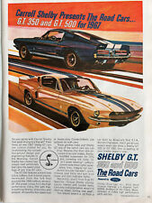 Vintage 1967 Ford Shelby GT 350 500 Mustang original ad A466 picture