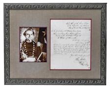 c1839 GEORGE FISHER TEXAS REVOLUTION LEADER, GRAND MASONIC LODGE DOCUMENT SIGNED picture