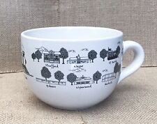 The Main Line Pennsylvania Train Stations Oversized Coffee Cappuccino Mug Cup picture