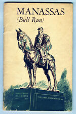 Vintage 1961 MANASSAS (Bull Run) NATIONAL BATTLEFIELD PARK Virginia Booklet picture