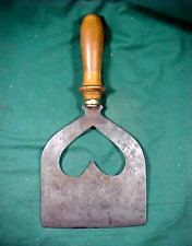 Vintage 1800's Meat Chopper with Heart Shape Opening Made in Sweden picture