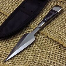 FIXED-BLADE DAGGER | Mini Silver Blade Full Tang Tactical Bosom Boot Knife picture