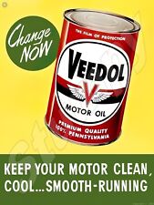 Veedol Motor Oil Metal Sign 9