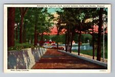 Neosho MO-Missouri, Entrance To Sagmount Pools, Antique, Vintage Postcard picture