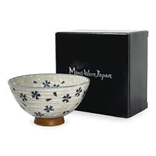 MINO WARE JAPAN Traditional Style Japanese Ceramics Rice Bowl Chawan Pottery ... picture