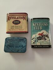Lot of 3 Vintage Tobacco Tins picture