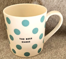 Kate Spade New York Speak Chic Lenox Coffee Cup Mug THE BEES KNEES Polka Dots picture
