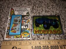 Original 1980's Ford MUSTANG Vending Machine Prism Sticker MONSTER TRUCK picture
