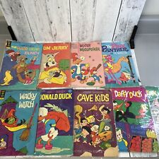 Lot Of 10 Gold Key Vtg Comics 1960s Tom N Jerry Woody Wood Pecker Pink Panther picture