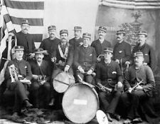 1887 Lewistown Band, Lewistown, Montana Vintage Photo 8.5
