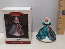 1995 Christmas Barbie Hallmark Keepsake Ornament #3 Collectors Series  picture