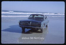 Orig 1968 35mm SLIDE Front View of 60's Mercury Cougar on Beach FL picture