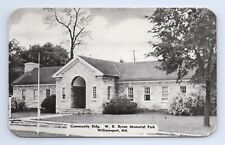WD Byron Memorial Park Community Building Williamsport Maryland Postcard VTG MD picture