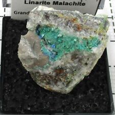 01826 Linarite Malachite Grand Reef Mine Arizona Rare Mineral Thumbnail TN picture
