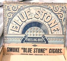 Vintage BLUE STONE CIGAR box*RARE*LOOK picture