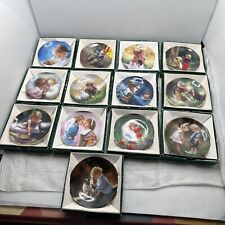 Donald Zolan  13 Miniature Porcelain Plates With Boxes 3.25” Pemberton And Oates picture