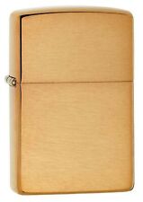 Zippo Lighter Solid brass with brushed finish 204B-001195 picture