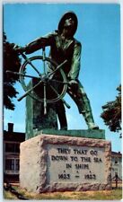 Postcard - Fishermen's Permanent Memorial, Gloucester, Massachusetts picture