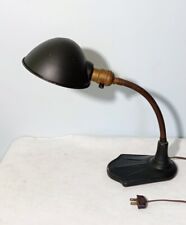 Vintage Black Finish Industrial Gooseneck Desk Lamp picture