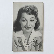 Actress Mary Livingston Photograph Vintage Arcade Exhibit Card Golden Age picture