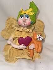 Vintage 1995 Carnevale “Band of Angels” Cat Sitting Figurine Paper Mache No Legs picture