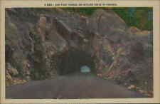 Postcard: 37521 V-563:- 600 FOOT TUNNEL ON SKYLINE DRIVE IN VIRGINIA. picture
