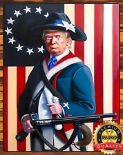 Donald Trump - Art - Painting To Be Signed By Artist - Metal Sign 11 x 14 picture