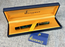 Waterman Laureat Green Marble Fountain Pen w/ Box picture