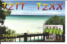 QSL 2015 Tuvalu   Island    radio card picture