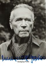 Wolfgang Preiss German Theatre Actor Signed Autograph 3.5 x 5.5 Photo PSA DNA *1 picture
